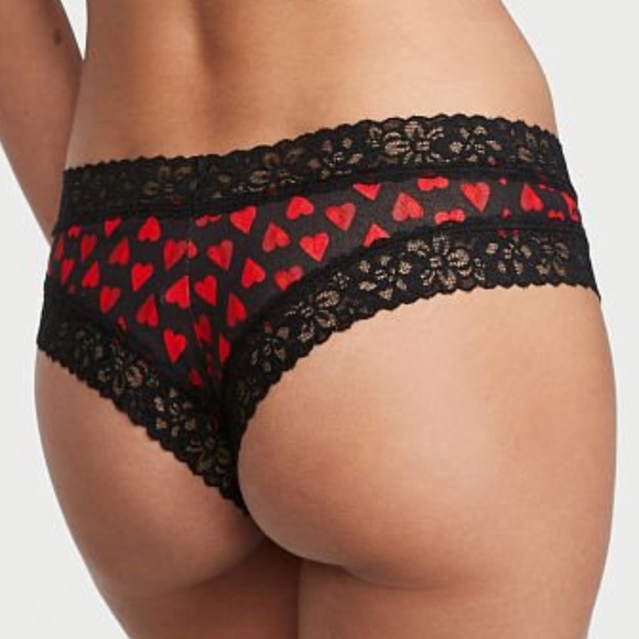 VS❤️ Lace Waist Cheeky Hearts Victoria's Secret Valentine’s Day NWT - Picture 3 of 16